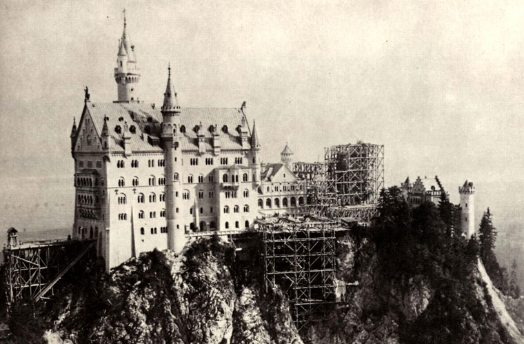 Johannes Bernhard - Neuschwanstein Baustelle