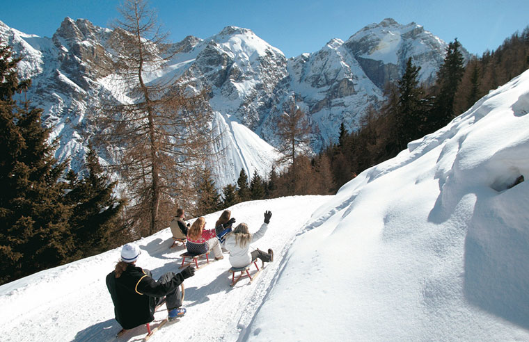 Dolina Stubai Tobbogan - sanki