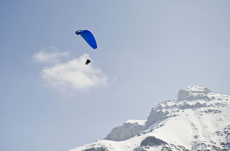 Dolina Stubai Elferlifte Paragliding - paralotniarstwo