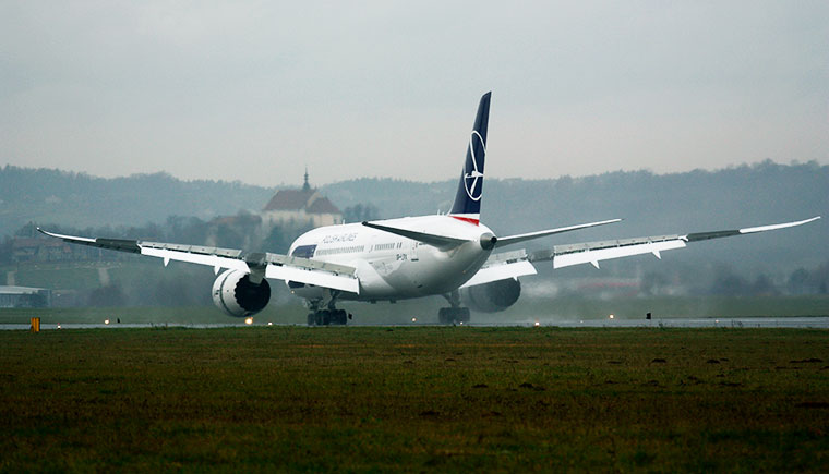 Boeing 787 Dreamliner, PLL LOT, Balice, Kraków