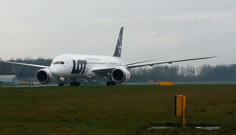 Boeing 787 Dreamliner, PLL LOT, Balice, Kraków
