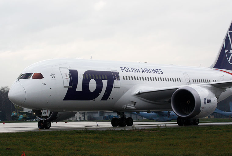 Boeing 787 Dreamliner, PLL LOT, Balice, Kraków