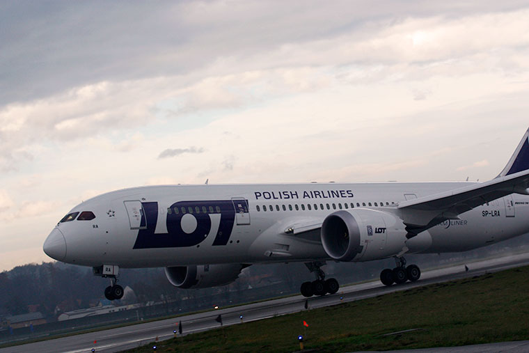 Boeing 787 Dreamliner, PLL LOT, Balice, Kraków