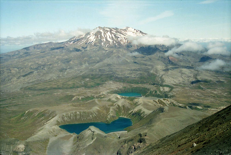 Mt Ruapehu & Tama Lake