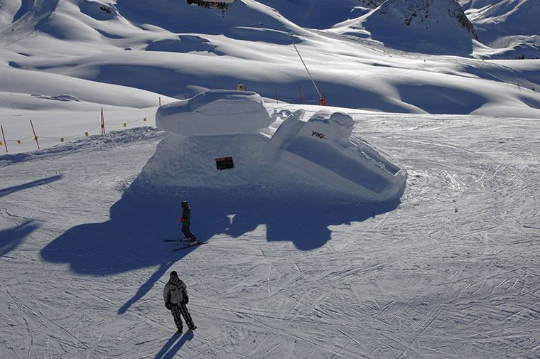 Lodowe cuda Volkswagena na stokach Ischgl - II miejsce