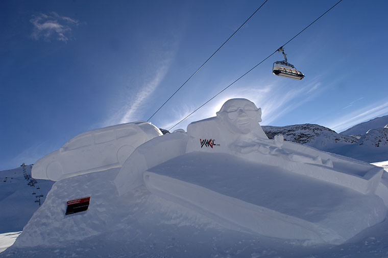 Lodowe cuda Volkswagena na stokach Ischgl - II miejsce