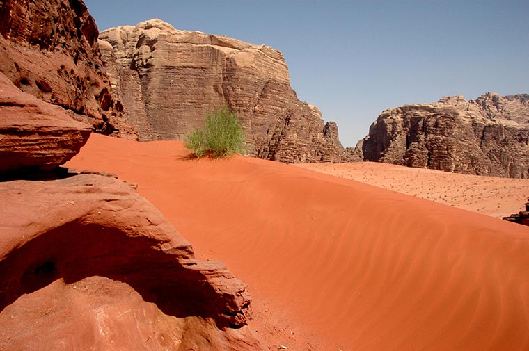 Pustynia Wadi Rum, Jordania