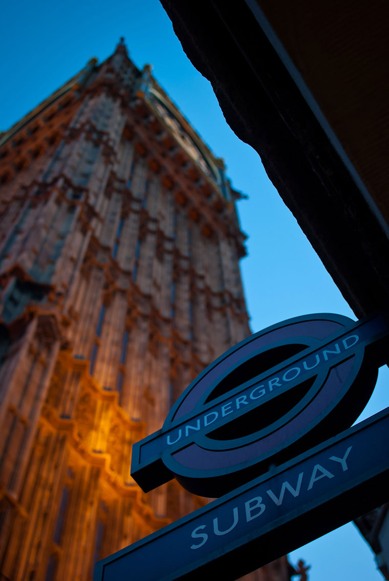 Londyńskie metro, Westminster Station, Anglia