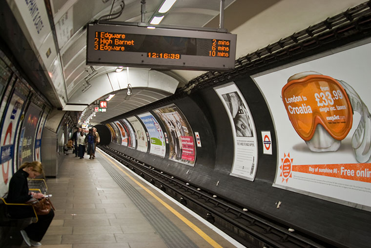 Londyńskie metro, Anglia