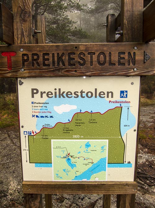 Preikestolen - Ambona, Norwegia