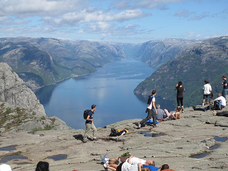 Preikestolen -  Ambona, Norwegia