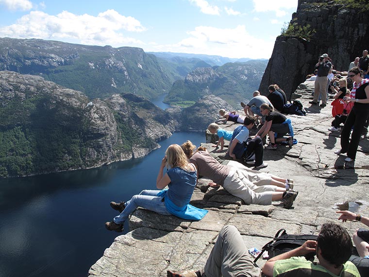 Preikestolen -  Ambona, Norwegia