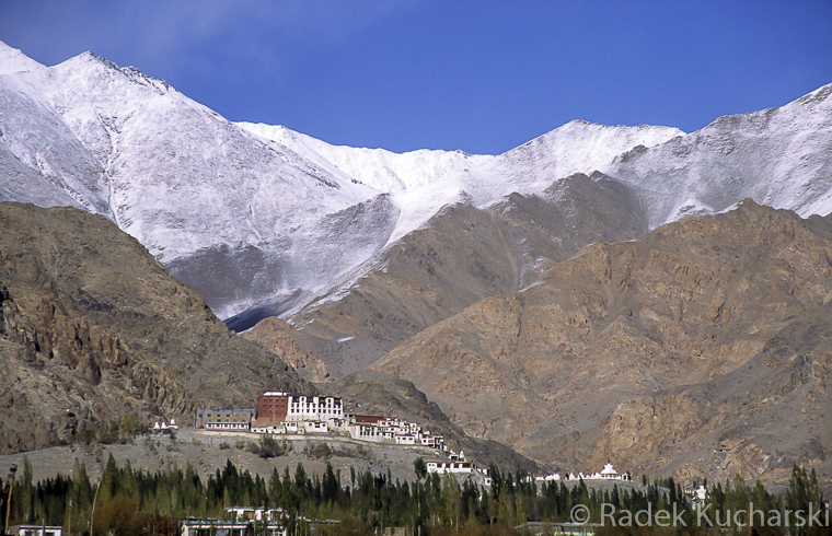 Klasztor Phyang w środkowym Ladakhu, nieopodal stolicy regionu - Leh