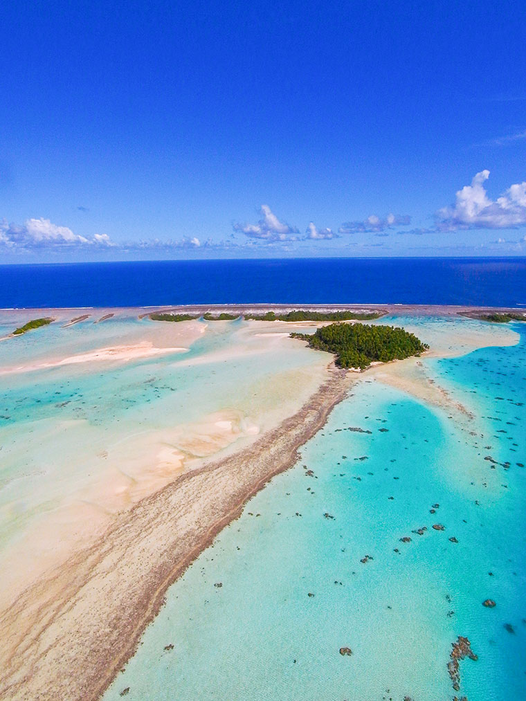 Wyspa Rangiroa, Polinezja Francuska, Niebieska laguna