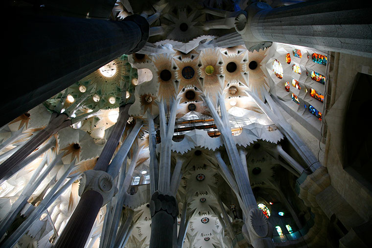 Sagrada Familia - jeden z symboli Barcelony, Hiszpania
