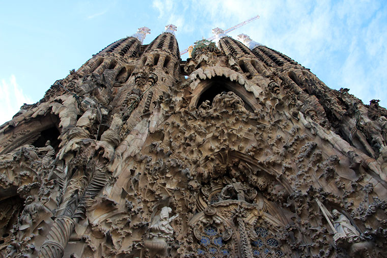 Sagrada Familia - jeden z symboli Barcelony, Hiszpania