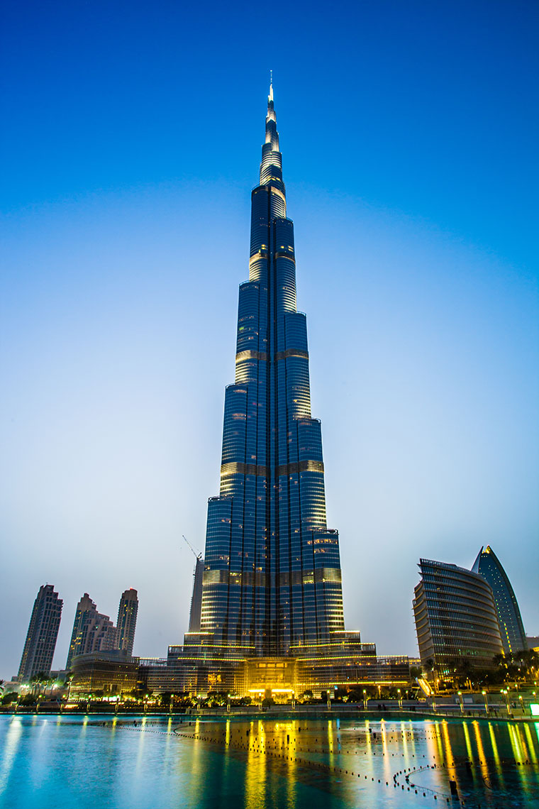 Burj Khalifa w Dubaju, Zjednoczone Emiraty Arabskie