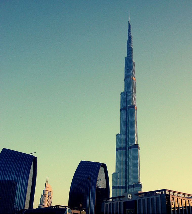 Burj Khalifa w Dubaju, Zjednoczone Emiraty Arabskie