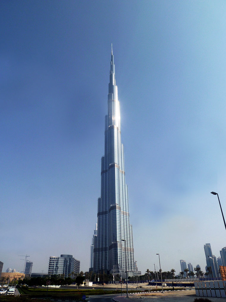 Burj Khalifa w Dubaju, Zjednoczone Emiraty Arabskie